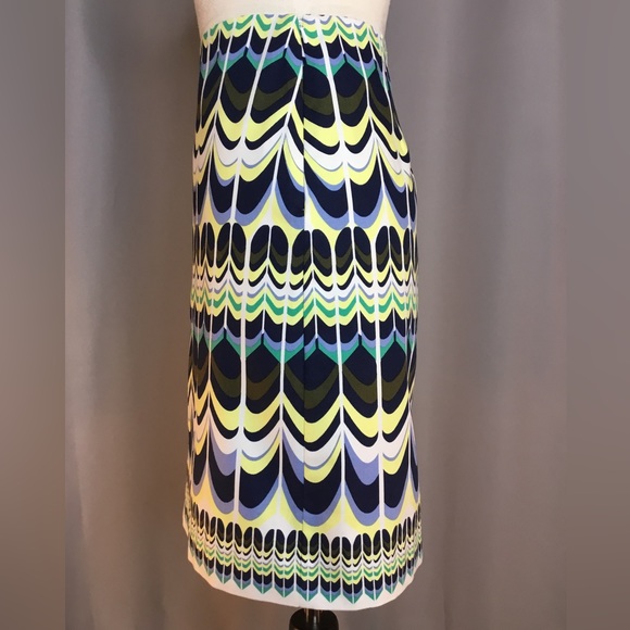 Talbots A-Line Print Skirt Size 14 - Picture 3 of 6